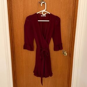 Burgundy Reformation dress